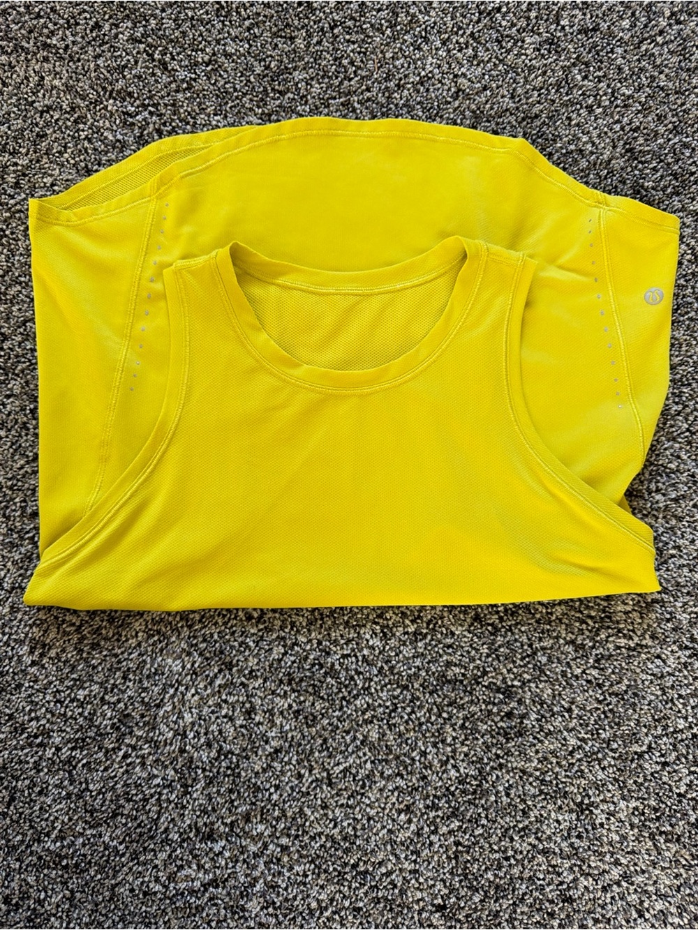 lululemon athletica Bright Yellow Performance Tank